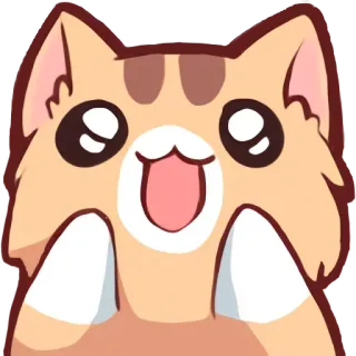🥺 gato, lindo, feliz, kawaii, animal, gatito telegram sticker
