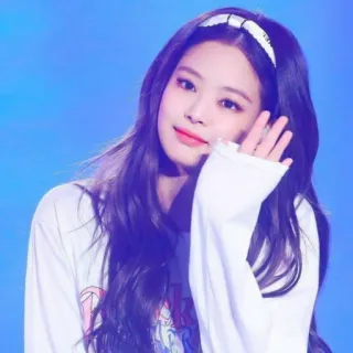 🧁 Jennie K-Pop, cantante, Blackpink, donna, celebrità, asiatica, idol whatsapp sticker