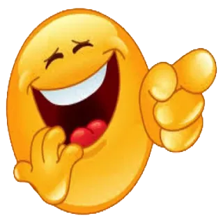 😂 Emoji, Tertawa, Menunjuk, Kegembiraan, Lucu, Humor, Sindiran telegram sticker