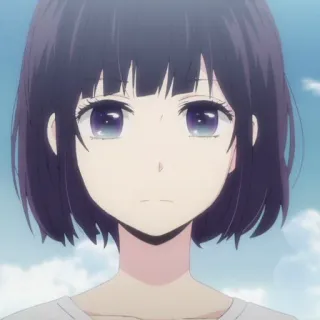 🔖 Anime, Manga, Cartoon, Porträt, Mädchen, Kurze Haare telegram sticker