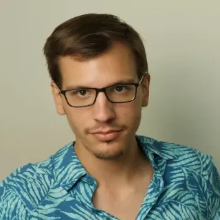 🧐 man, glasses, portrait, male, person, face, eyes telegram sticker