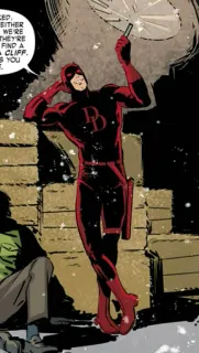 🕶 Daredevil Marvel, superhero, Daredevil, comic book telegram sticker