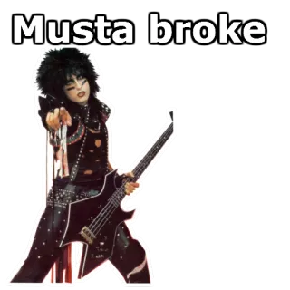 🍺 Musta broke telegram sticker