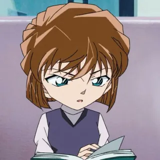 📚 anime, dziewczyna, postać, kreskówka, czytanie, książka telegram sticker