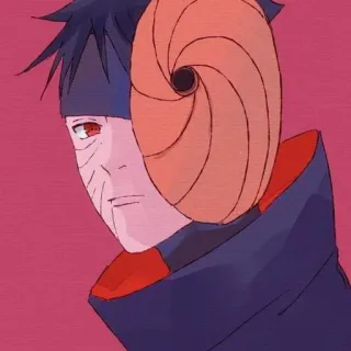 😌 Obito Uchiha Naruto Obito, Naruto, anime, manga, Uchiha, mask telegram sticker