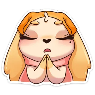 🥺 собака, молится, милый, умоляющий, просит whatsapp sticker