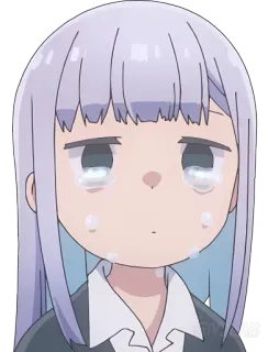 😭 Anime, weinen, traurig, tränenreich, Manga, Charakter telegram sticker