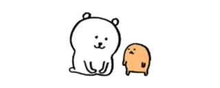 🧸 cartoon, cute, character, bear, animal telegram sticker