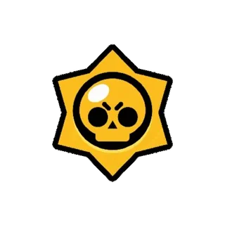 ⭐️ skull, star, angry, cartoon, gaming telegram sticker