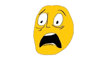 😳 emoji, zszokowany, twarz, żółty, przestraszony telegram sticker