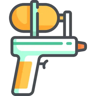 🌊 ปืนฉีดน้ำ, ของเล่น, ฤดูร้อน, สงกรานต์, สนุก, เด็ก telegram sticker