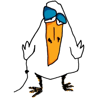 ☹ Krr Krr the Crow crow, bird, cartoon, shades, sunglasses, black bird, animal telegram sticker