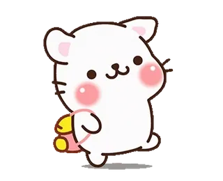 🙂 แมว, สัตว์, น่ารัก, คาวาอิ, การ์ตูน, สติกเกอร์ telegram sticker