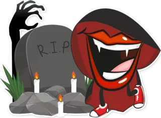 Cheese'n'Go_Halloween telegram stickers