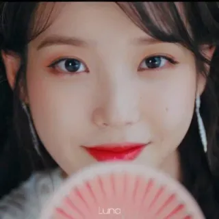👩 Luna kpop, fan, chanteur, beauté, fille whatsapp sticker