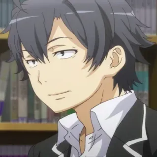 🍺 Hachiman Hikigaya My Teen Romantic Comedy SNAFU Anime, Teenager, Comedy, Romantik, Schule, Hachiman Hikigaya, Meine romantische Jugendkomödie ist falsch, wie erwartet whatsapp sticker