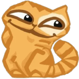 😏 gato, gatinho, engraçado, meme, gato laranja telegram sticker