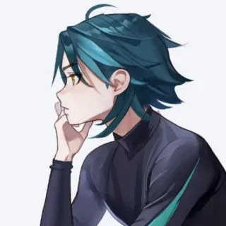 🌟 Xiao Genshin Impact Xiao, Genshin Impact, Anime, Video game, Personagem, Fanart telegram sticker