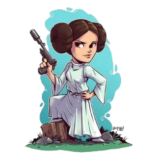 Star Wars by Laufman whatsapp stickers