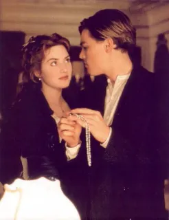 💔 Rose DeWitt Bukater and Jack Dawson Titanic película, romance, amor, Titanic, Leonardo DiCaprio, Kate Winslet, años 90 whatsapp sticker