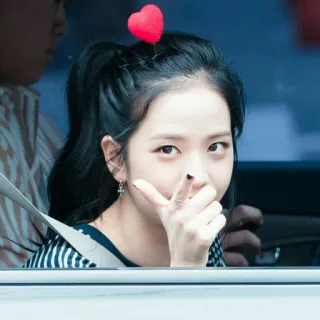 ❣ woman, person, gesture, heart telegram sticker