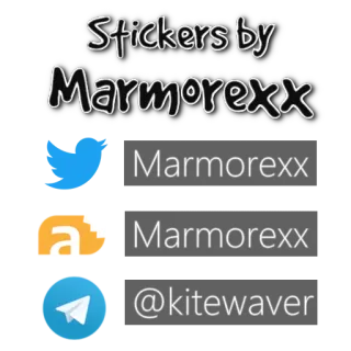 Marbles Trashpack telegram stickers