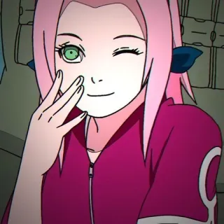 🌸 Sakura Naruto Sakura Haruno, Naruto, Anime, Manga, Postać, Fanart telegram sticker