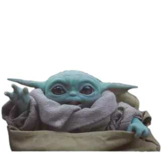 👋 Grogu The Mandalorian Grogu, The Mandalorian, Baby Yoda, Star Wars, Disney, Lucu telegram sticker
