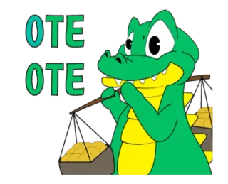 Crocodile Suroboyo telegram stickers