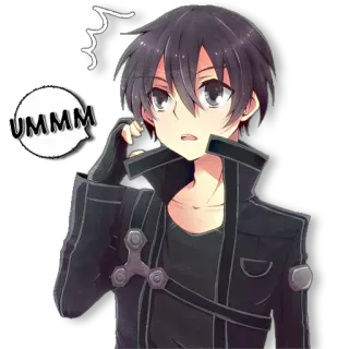 special pack "Kirito" by "NEZUMI" telegram stickers