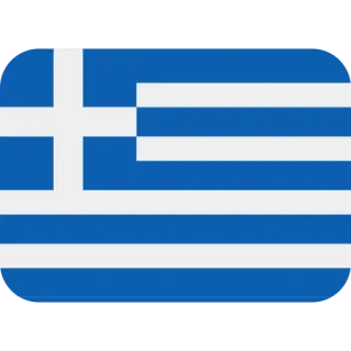 🇬🇷 bandera, Grecia, griego, bandera nacional, país telegram sticker