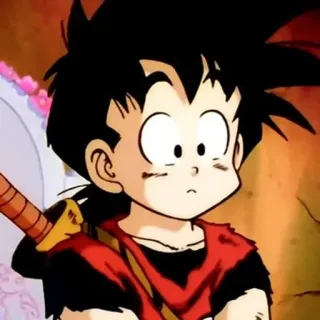 🔥 Goku Dragon Ball 动漫, 龙珠, 悟空, 小孩, 剑 telegram sticker
