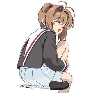 😄 Sakura Kinomoto Cardcaptor Sakura Anime, Manga, Cardcaptor Sakura, Sakura Kinomoto, Lindo, Chica, Kawaii telegram sticker
