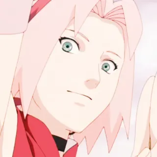 🌸 Sakura Haruno Naruto Sakura Haruno, Naruto, Anime, Charakter, pinke Haare, Ninja telegram sticker