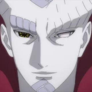 😈 Isshiki Otsutsuki Boruto 애니메이션, 만화, 악당, 하얀 피부, 캐릭터, 잇시키, 오오츠츠키, 보루토 telegram sticker