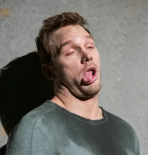 😝 engraçado, rosto, expressão, língua telegram sticker
