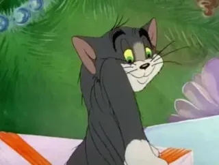 😂 Tom Cat Tom and Jerry desenho animado, gato, personagem, animal telegram sticker
