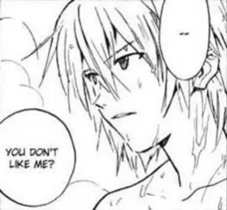 🌟 YOU DON'T LIKE ME? Anime, Manga, Traurig, Frage, Charakter telegram sticker