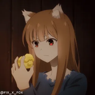😋 Holo Spice and Wolf whatsapp sticker