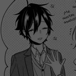 🪡 Sí. Me gustas mucho! Sí. Anime, Manga, Anak laki-laki, Cinta, Spanyol, Balon ucapan telegram sticker