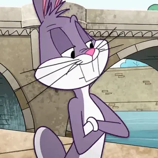 🥕 Bugs Bunny Looney Tunes dibujos animados, conejo, conejo, Looney Tunes, Bugs Bunny telegram sticker