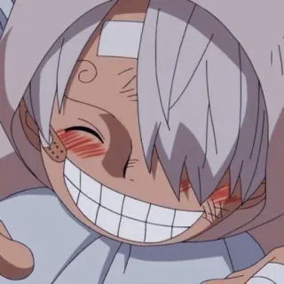 😁 Anime, Manga, Szczęśliwy, Postać, Uśmiech telegram sticker