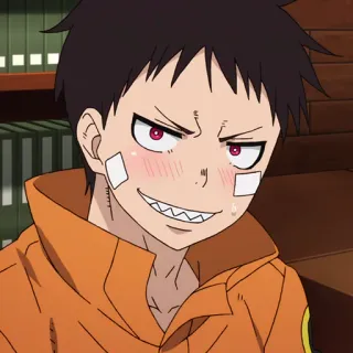 🧯 Shinra Kusakabe Fire Force anime, fire force, shinra kusakabe telegram sticker
