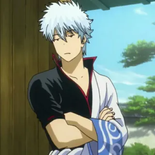 🔮 Sakata Gintoki Gintama Anime, Gintama, Sakata Gintoki, Personaje telegram sticker