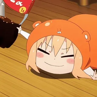 🤤 Umaru Doma Himouto! Umaru-chan cola telegram sticker