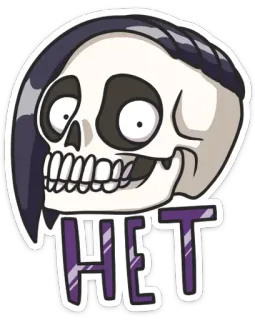😑 HET teschio, scheletro, emo, adesivo, testo, HET whatsapp sticker