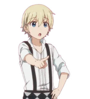 😗 アニメ, 男の子, キャラクター, 漫画, アニメーション telegram sticker
