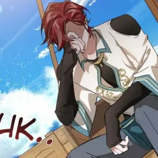 🗡 HK... Anime, Manga, Personnage, Triste, Contrarié, Pleurs whatsapp sticker