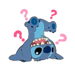 ❓ Stitch Lilo & Stitch disney, cartoon, stitch, lilo and stitch whatsapp sticker