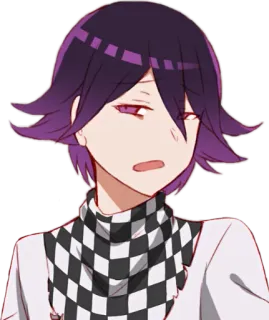 😒 Kokichi Oma Danganronpa V3: Killing Harmony 애니메이션, 게임, 캐릭터, 오마 코키치, 단간론파 telegram sticker